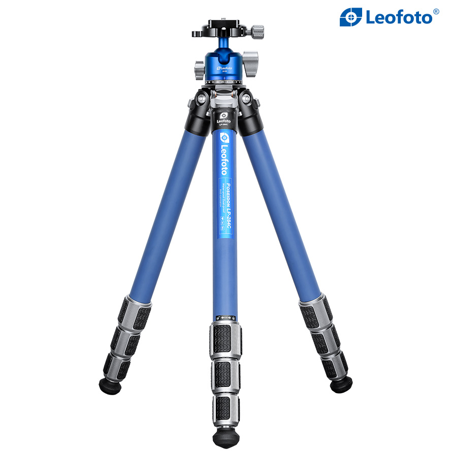 Chân tripod Leofoto LP-284C + đầu ball LH-30 ( Blue kit)     
