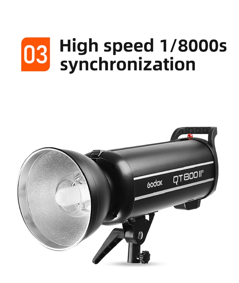 Đèn Flash studio Quicker Godox QT800II M Chính Hãng