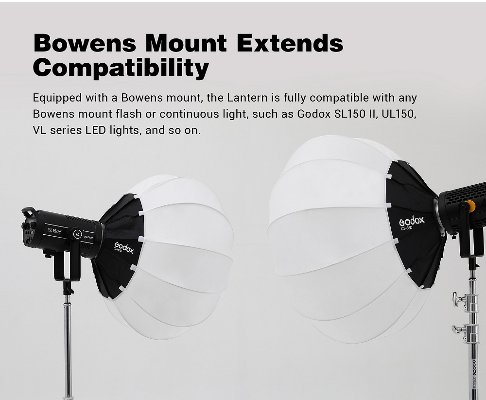 Softbox Cầu Godox 50cm CS-50D Collapsible Lantern