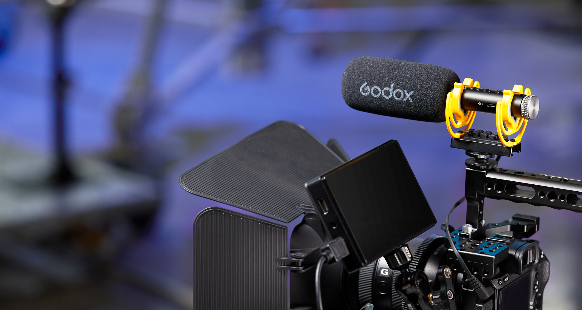Microphone shotgun godox VDS-M2
