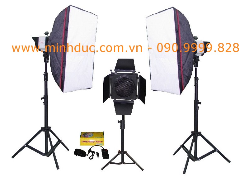 Bộ thiết bị phòng chụp studio  Kits F250-1