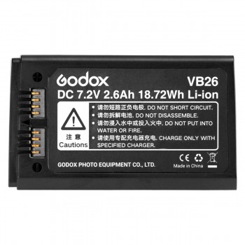 Pin Godox VB26 cho đèn Godox V1, V860III